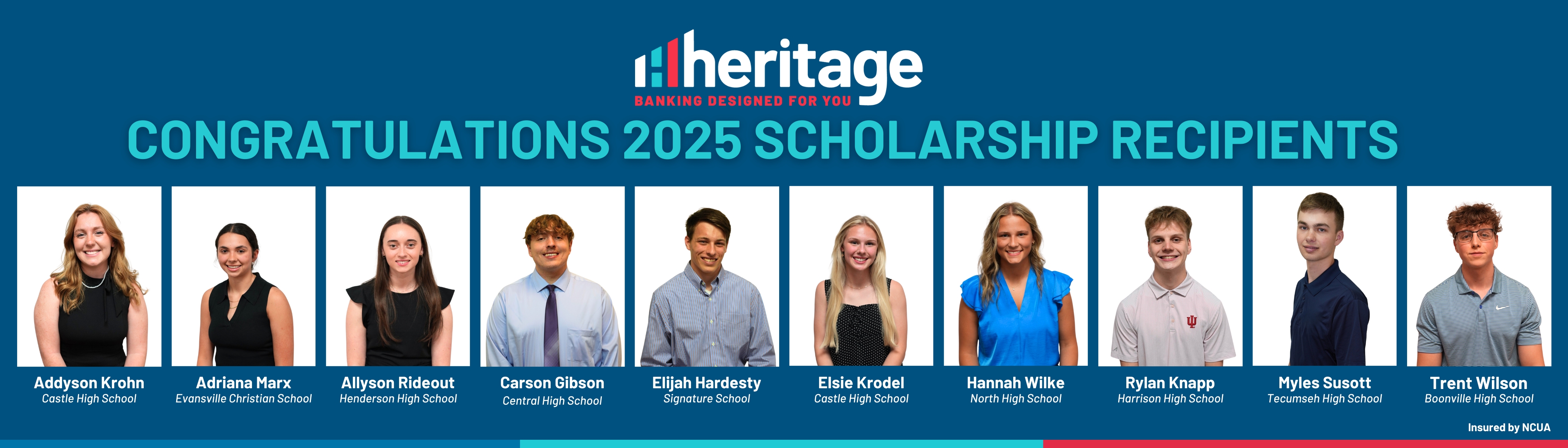 2025 Heritage Designed For You Scholarship Recipients